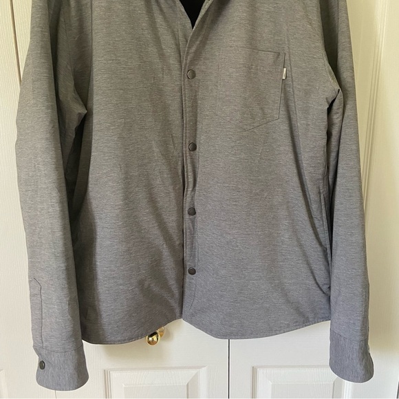 Vuori Men’s Atlas Jacket Shacket Button Up Coat Grey Size XL - Picture 6 of 12
